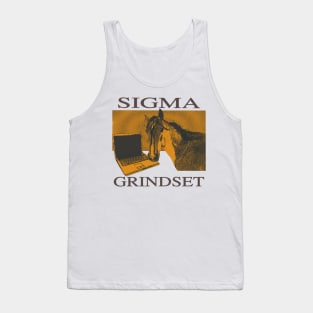 Sigma Grindset - Horse Entrepreneur Tank Top